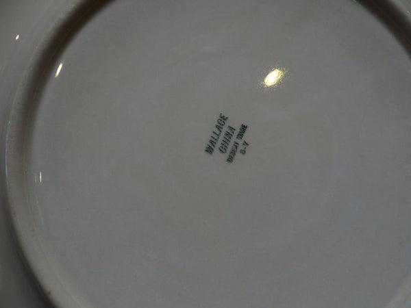 Ye Old Mill Pattern Restaurant Plate Wallace China 1940s-50s