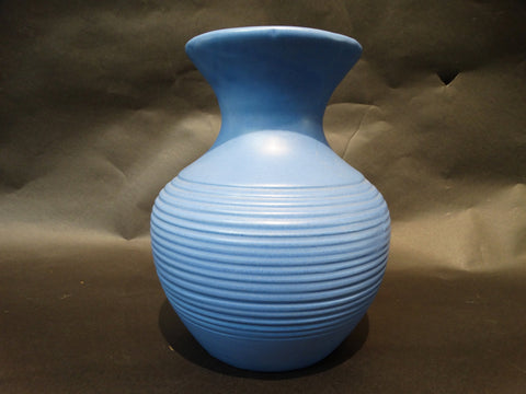 Catalina Island Blue Ringware Vase