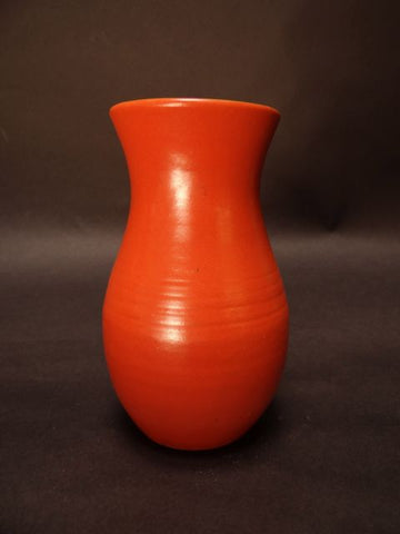 Pacific or California Rainbow Hand Thrown Vase in Apache Red