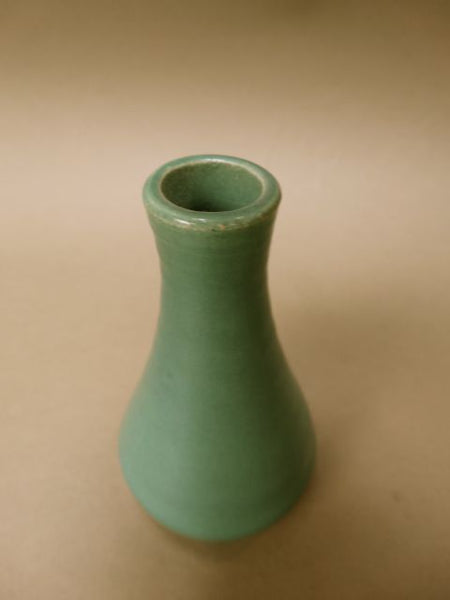 Garden City Hand Thrown Bud Vase Jade Green