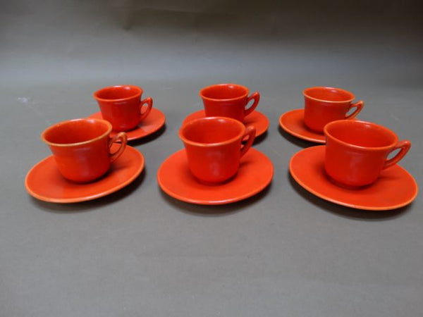 Matlock Demitasse Cups and Saucers Set of 6