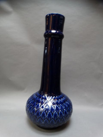 Monumental Morrocan-style Cobalt Stovepipe Vase 1960s