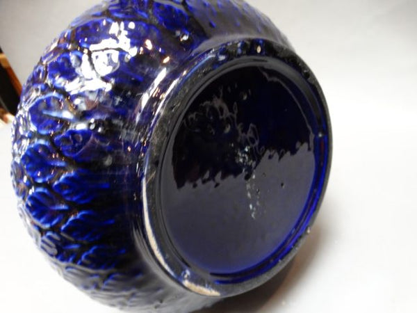 Monumental Morrocan-style Cobalt Stovepipe Vase 1960s