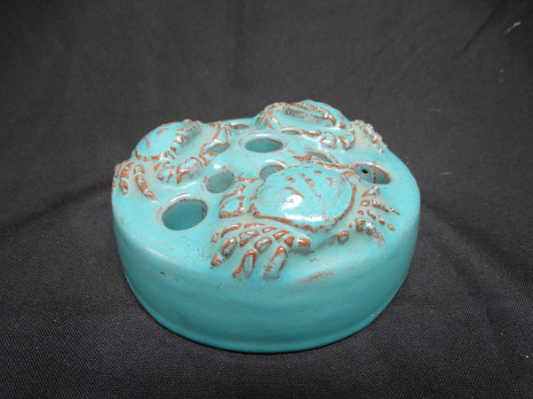 California Faience Arts and Crafts Pottery Flower Frog