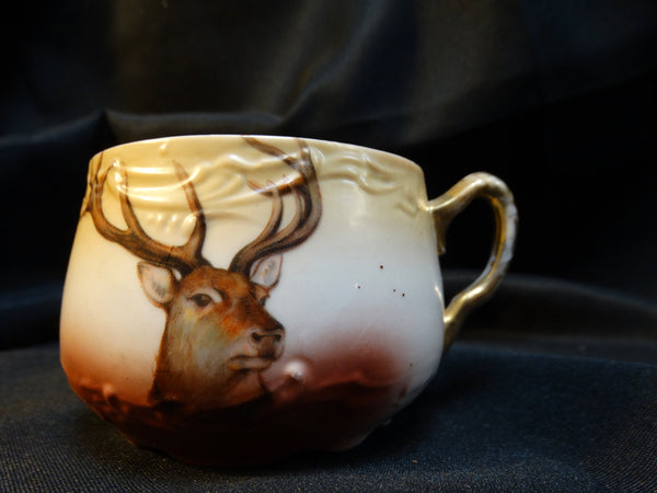 Civil War Era Stag Tea Cup