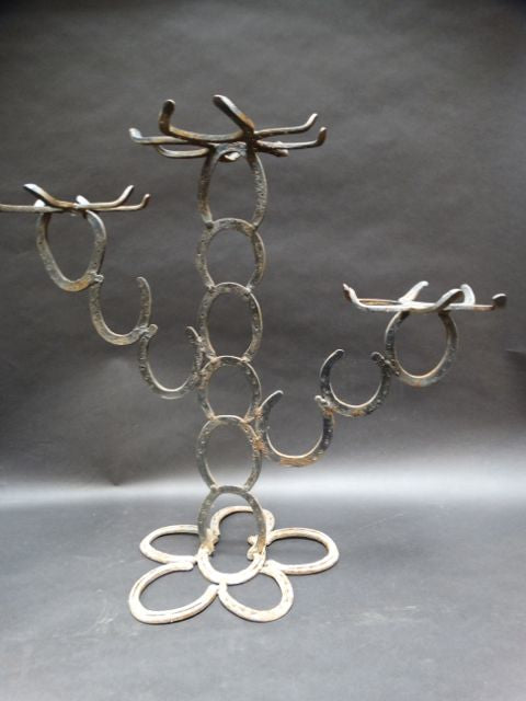 horse plant hanger Horseshoe Plant Stand – Early California Antiques Shop