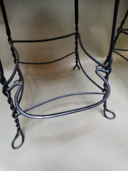 French Wrought Iron Barstools F1412