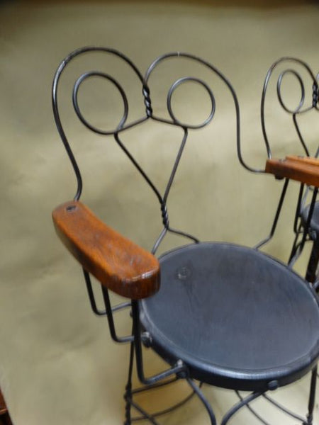 French Wrought Iron Barstools F1412