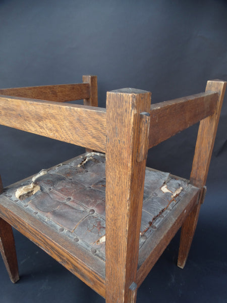 Arts & Crafts Rail Arm Side Chair