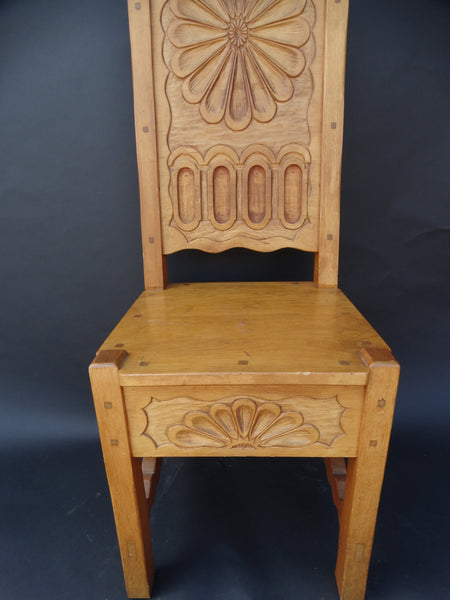 Elidio Gonzales Taos New Mexico Custom Chair (1971)