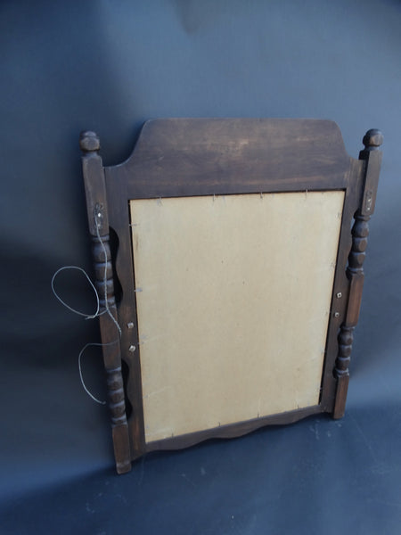 Monterey Old Wood Mirror with Candleholders