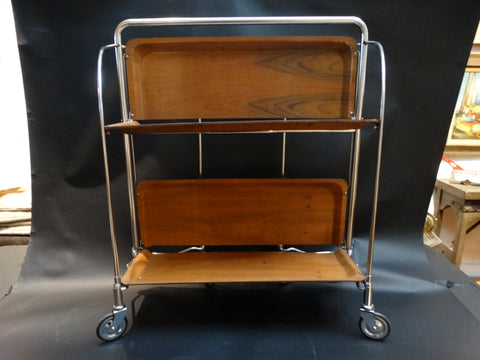 Midcentury Rosewood Bar Cart