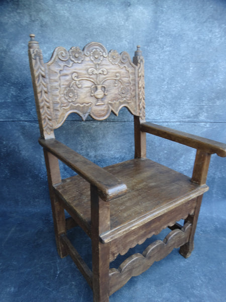 Pair of George Hunt Mexican Colonial Chairs F2189