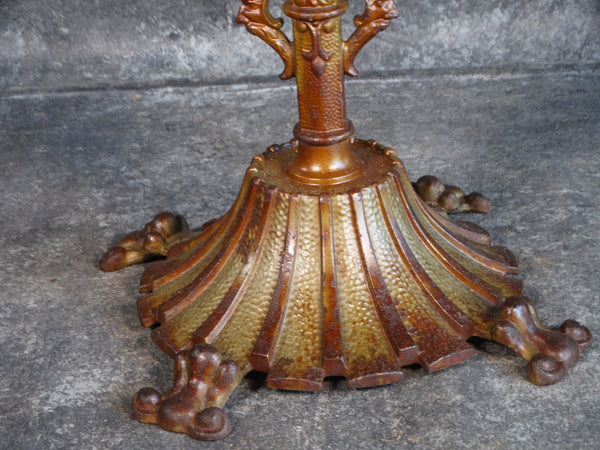 Rembrandt Lamp Company Cast Iron & Onyx Occasional Table c1920s F2263