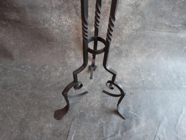 Spanish Revival Wrought Iron Plant Stand circa 1920 F2306