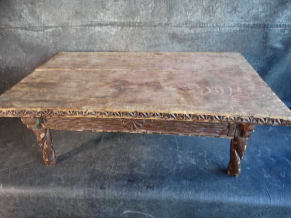 New Mexican Hand-carved Table 1920s F2313