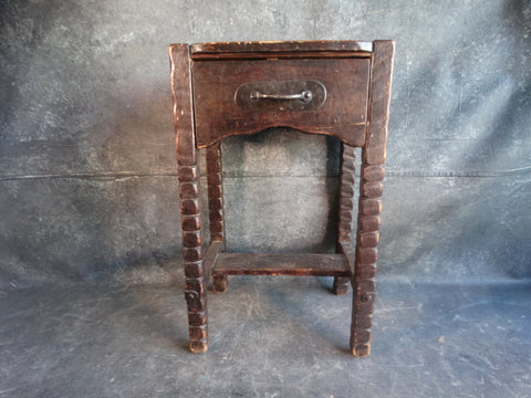 Monterey Classic Old Wood Bedside Table F2334