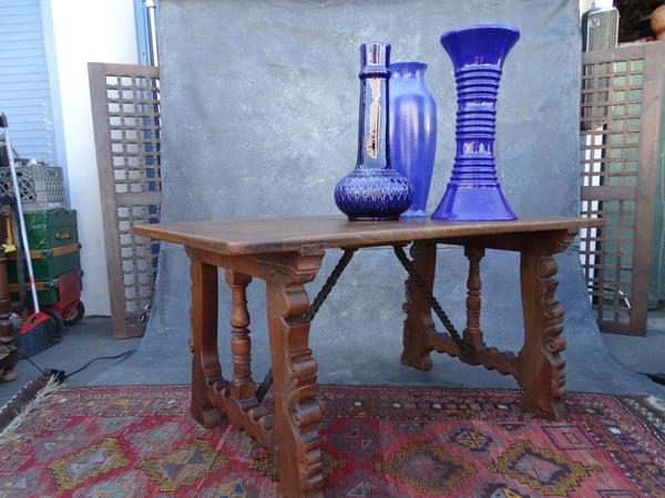 Spanish Colonial Trestle Table 18th-19th Century F2392