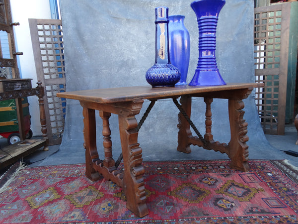 Spanish Colonial Trestle Table 18th-19th Century F2392