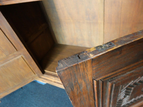 Spanish Revival Hand-Carved Hutch from the Wrigley Estate F2399