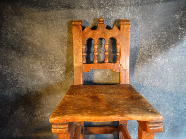 Rustic 18th Century European Side Chair F2411