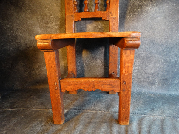 Rustic 18th Century European Side Chair F2411