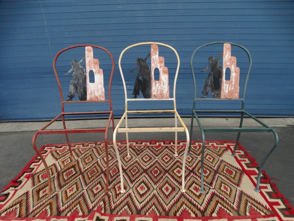 Three Patio Cafe Chairs F2414