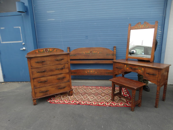Monterey Bedroom 5-piece Set in Smoky Maple  1931 F2415