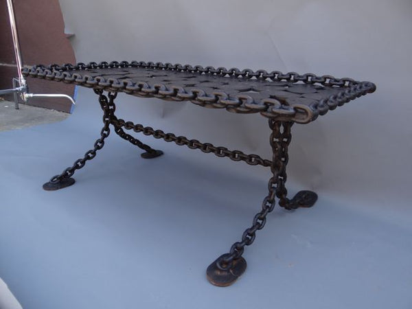 Industrial Chain Coffee Table