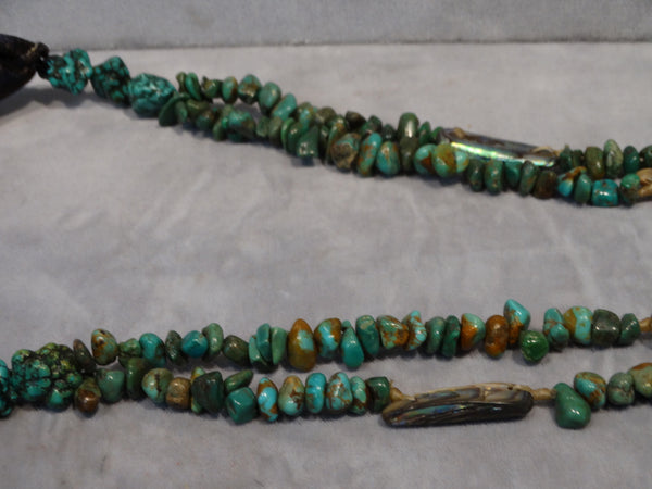 North Coast Turquoise and Abalone Necklace
