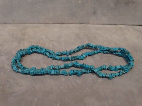 Squarecut Turquoise Necklace