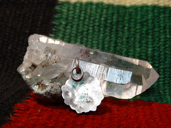 Zuni Silver and Turquoise Single Stone Mini-Pendant