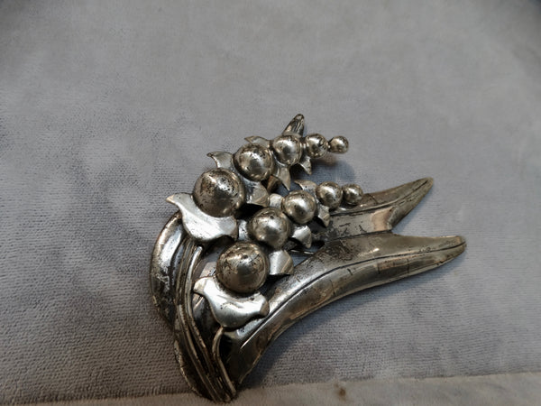 Mexican Mid-Century Silver Pin