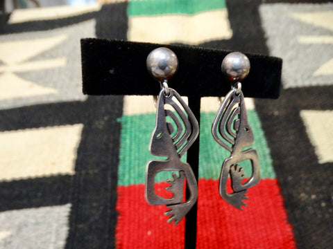 Mexican Mid-Century Modern Figure Earrings