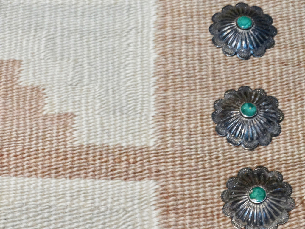 Set of Three Navajo Silver Buttons c 1930