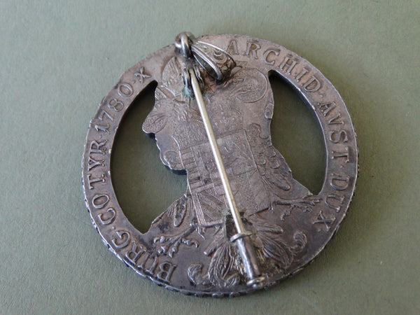 Antique Coin Medallion/Pin – Austrian