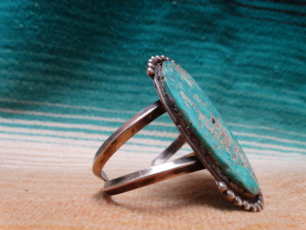 Turquoise and silver bracelet/cuff