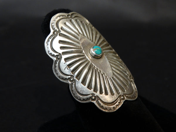Navajo Silver Ring Size 8