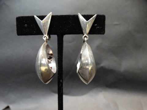 Mexican Silver Los Castillos Antonio Pineda Earrings