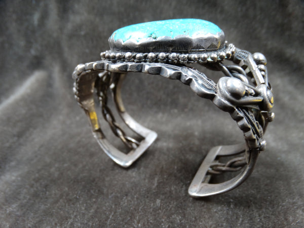 Navajo 1940s Single Stone Cuff