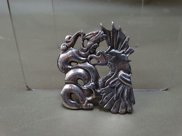 Spratling Mexican Silver Dragon Pin