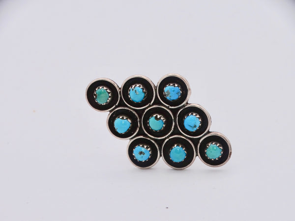 Zuni Shadowbox Clustered Ring J502