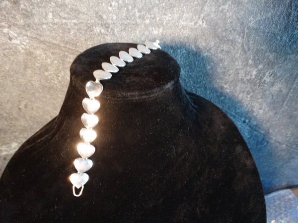 Hans Hansen - Chain of Hearts Suite: Choker Necklace and Bracelet J602