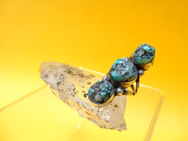 Navajo Turquoise and Silver Ring Size 5.5