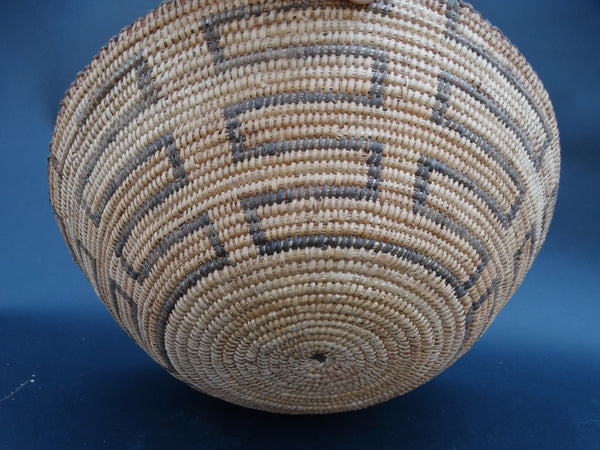 Multi-cross Design Gathering Basket circa 1910-1920
