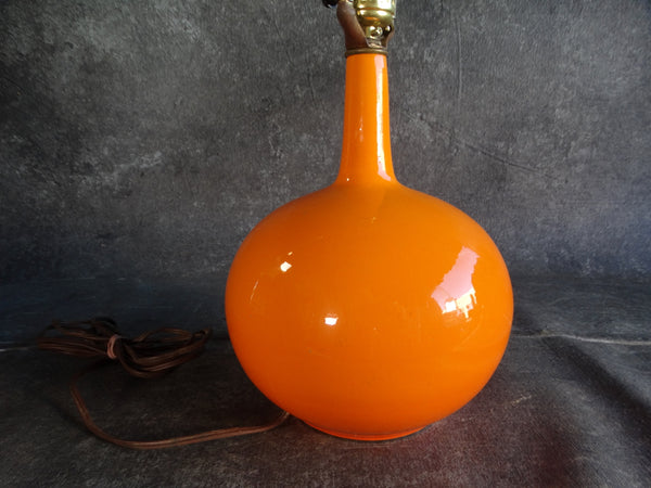 Mid-Century Orange Ceramic Lamp L733