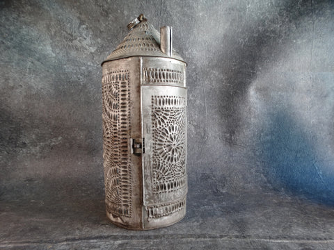 Mexican Tin Lantern 1920s - 30s L746