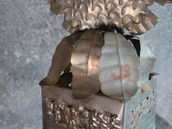 Baroque Mexican Tin Lantern/Lamp L750