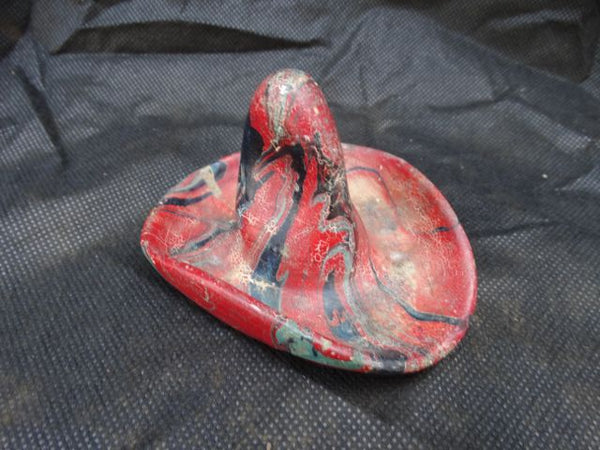 Mexican red sombrero ashtray