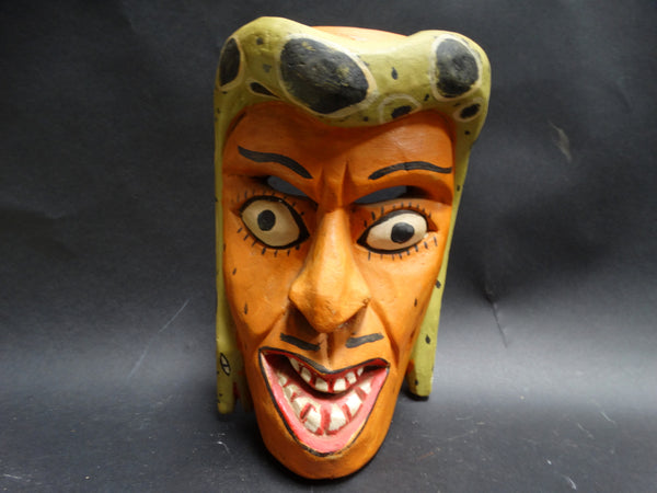 Mexican Folk Art Snake Headdress Mask